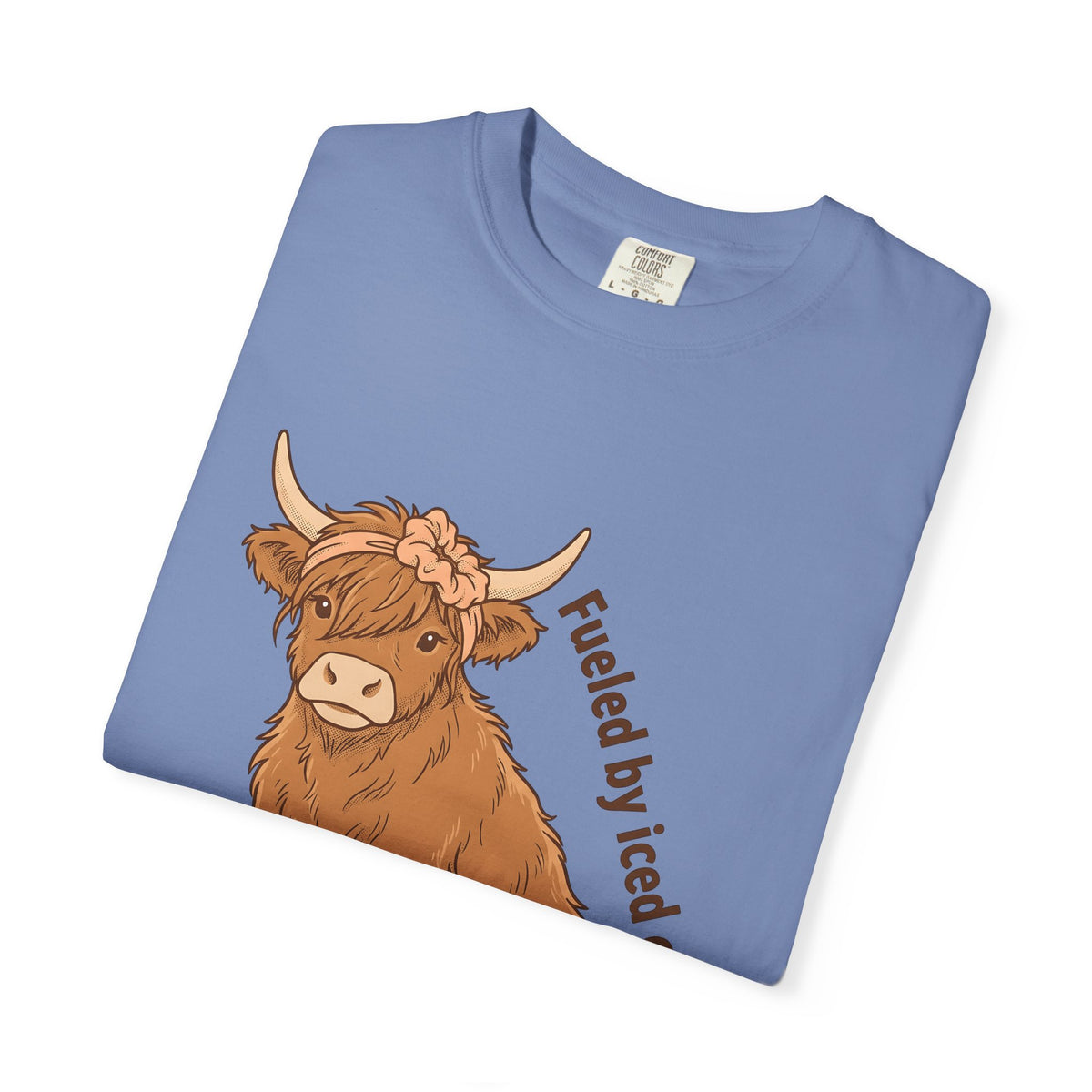 Highland Bull T-Shirt Moms Espresso Gift Women Adorable T-Shirt Highland Cattle T-Shirt Motherhood Fan Cute T-Shirt Coffee Graphic Retro Hair Tie