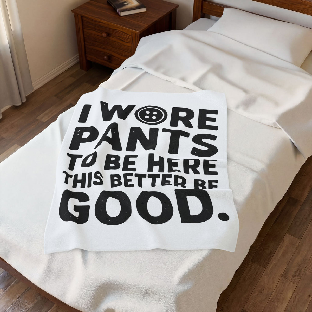 Funny Text Blanket Moms Humor Gift Women Bold Blanket Sarcasm Blanket Motherhood Fan Sarcastic Blanket Comedy Graphic Minimalist Button Blanket