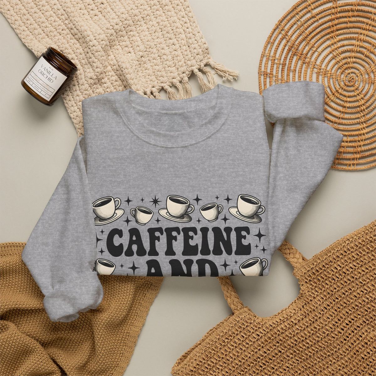 Coffee Cups Sweatshirt Mom Coffee Gift Women Bold Sweatshirt Sweatshirt Sweatshirt Mother Fan Coffee Sweatshirt Graphic Retro Stars Sweatshirt