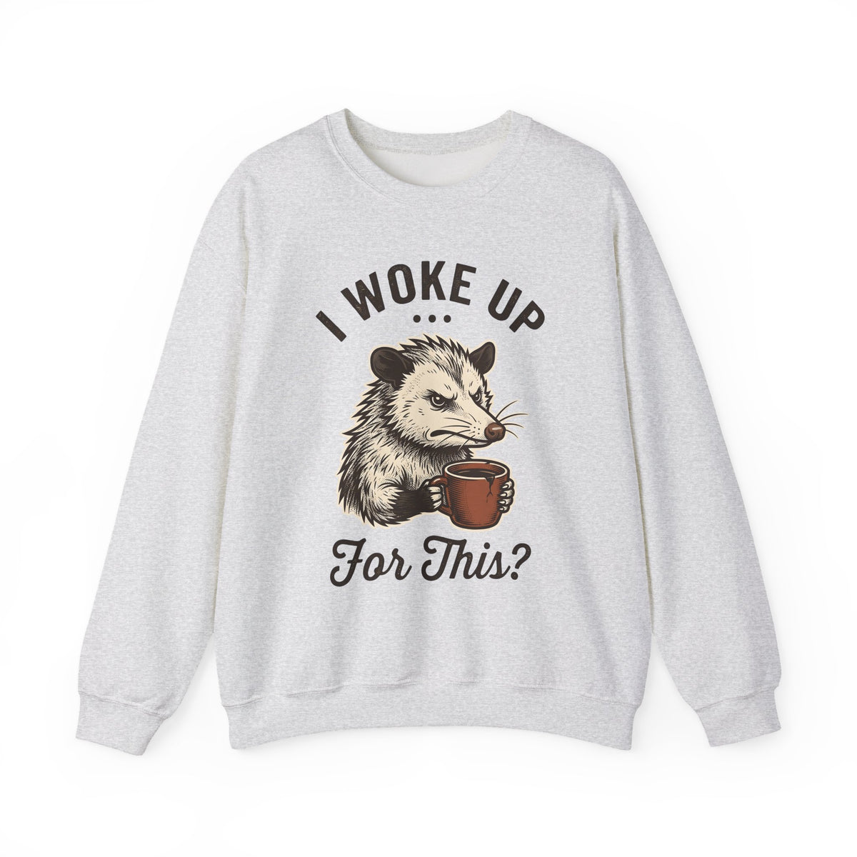 Opossum Coffee Sweatshirt Possum Espresso Gift Women Comic Sweatshirt Coffee Sweatshirt Opossum Enthusiast Cartoon Sweatshirt Coffee Graphic Retro Cup Sweatshirt