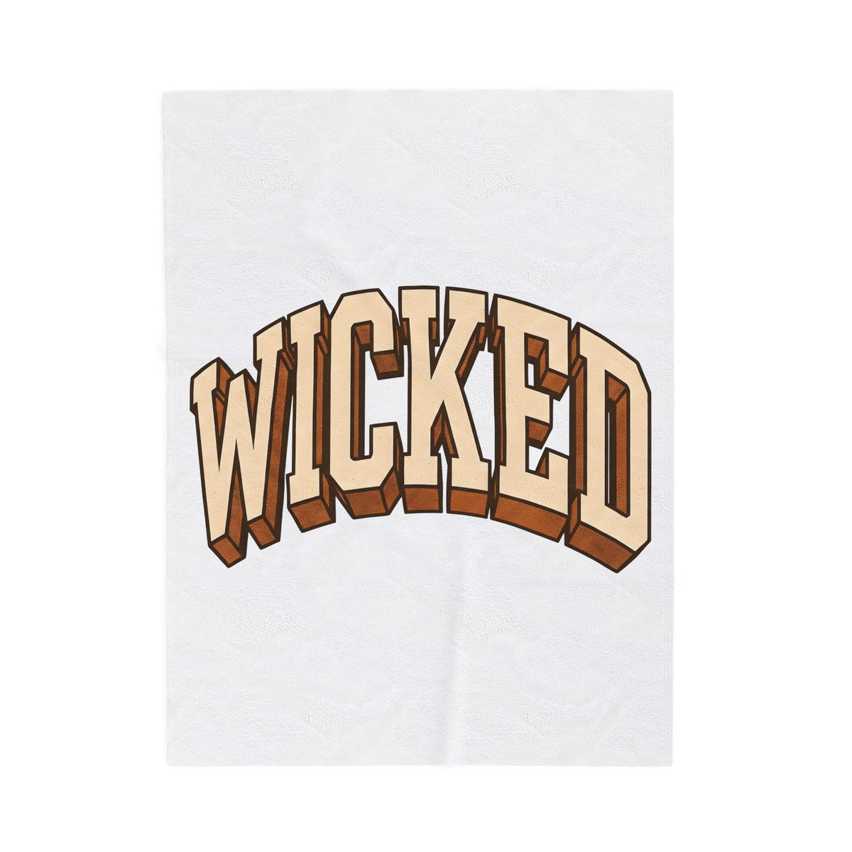Strong Arched Font Blanket Halloween Event Gift Women Horror Blanket Typography Blanket Spooky Fan Macabre Blanket Party Graphic Classic Cast