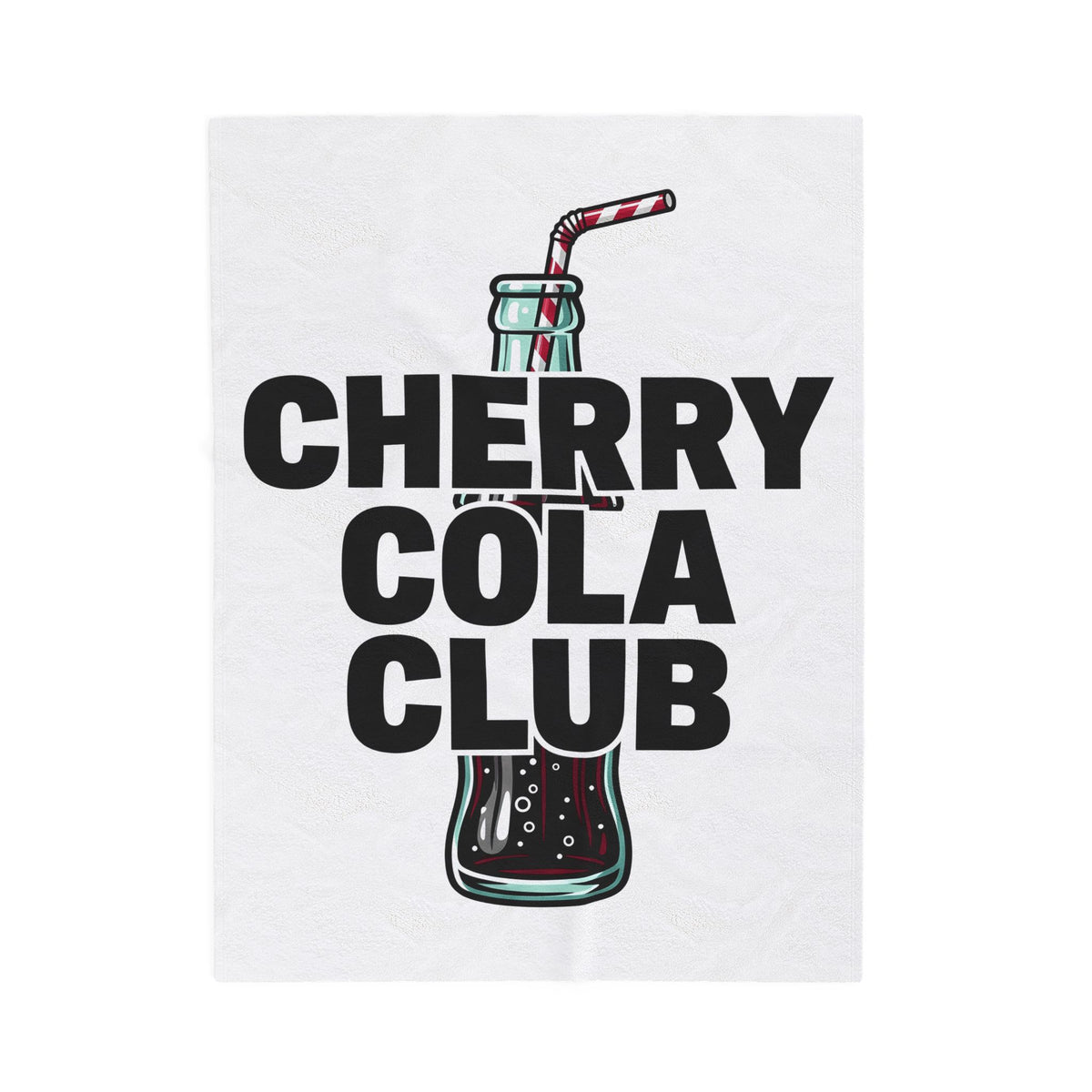 Soda Bottle Blanket Drinks Vintage Gift Women Bold Blanket Bottle Blanket Beverage Fan Graphic Design Retro Striped Straw Blanket