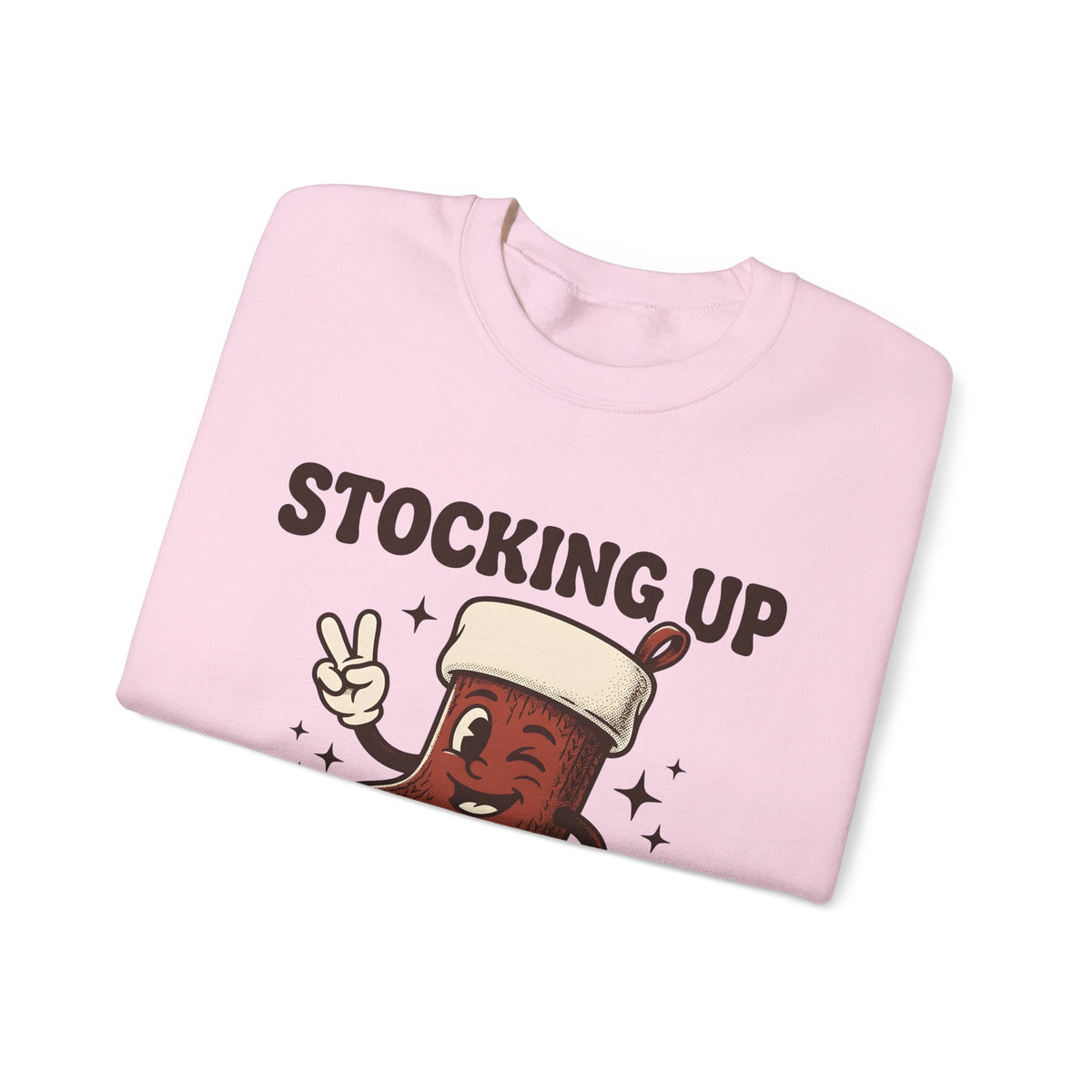 Christmas Stocking Character Christmas Humor Gift Vintage Stocking Holder Christmas Fan Retro Sweatshirt