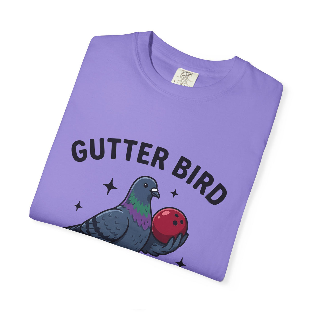 Bird Bowling T-Shirt Bowling Satire Gift Women Animated T-Shirt Bowling Ball T-Shirt Bowling Fan Cartoon T-Shirt Parody Graphic Old School Tenpin