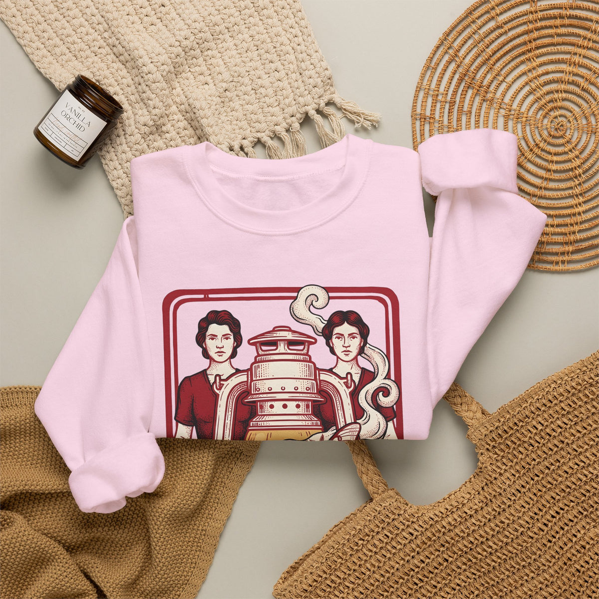Vintage Lantern Sweatshirt Boho Chic Mystical Gift Women Gothic Sweatshirt Lamp Sweatshirt Bohemian Enthusiast Dark Sweatshirt Occult Graphic Hand Drawn Moth