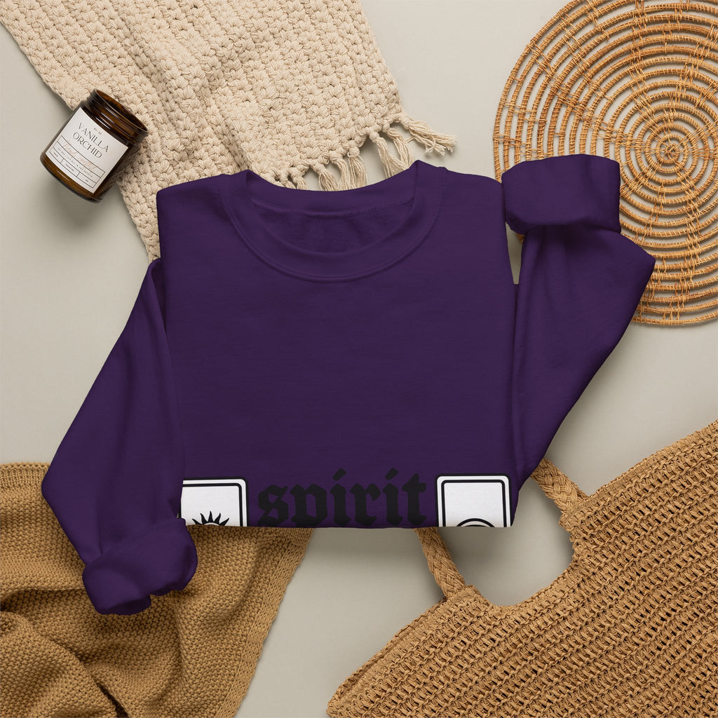 Fortune Cards Sweatshirt Spiritual New Age Gift Women Occult Sweatshirt Tarot Cards Sweatshirt Mystic Enthusiast Esoteric Sweatshirt Metaphysical Graphic Clean