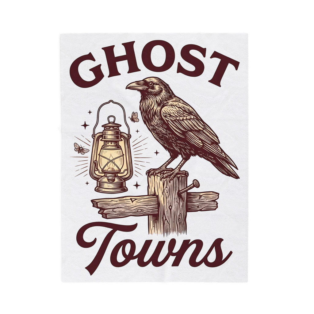 Dark Bird Lantern Blanket Gothic Autumn Gift Women Old School Blanket Lantern Blanket Dark Fan Retro Blanket Fall Graphic Cartoon Log Post Blanket