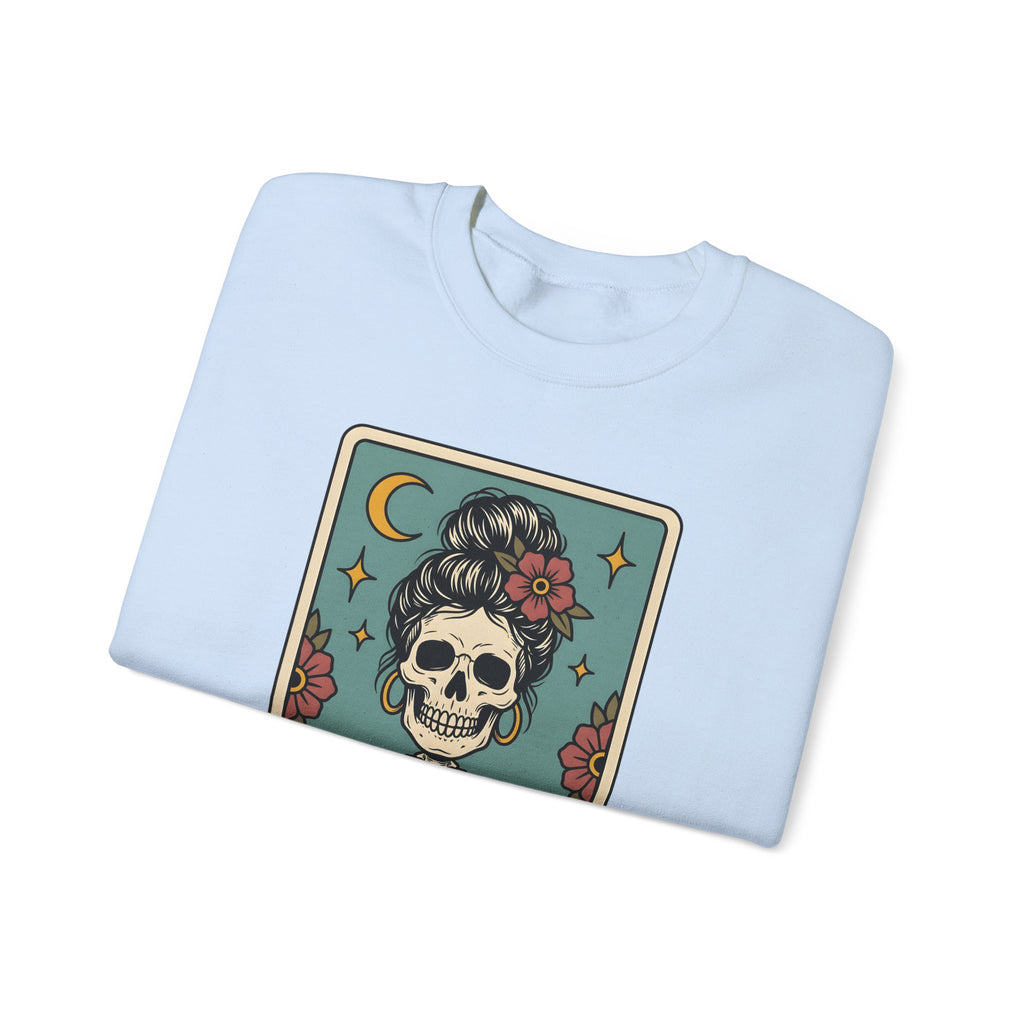 Skeleton Mother Sweatshirt Moms Games Gift Women Body Art Sweatshirt Skeleton Sweatshirt Mom Fan Tattooed Sweatshirt Gaming Graphic Classic Baseball Sticks