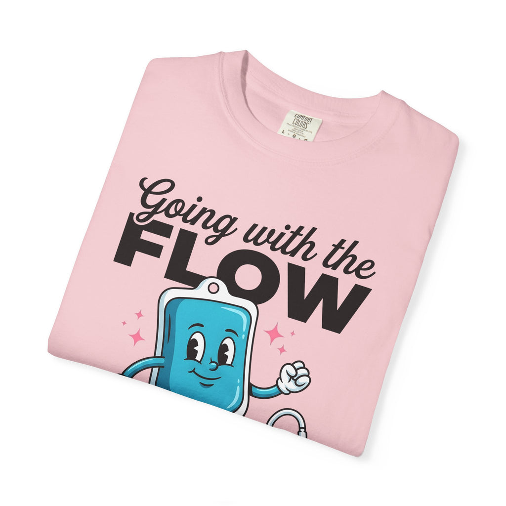 Cartoon Iv T-Shirt T-Shirt Nurses Medical Gift Women Cute T-Shirt Iv T-Shirt T-Shirt Nurse Enthusiast Kawaii T-Shirt Healthcare Graphic Retro Roller Skates