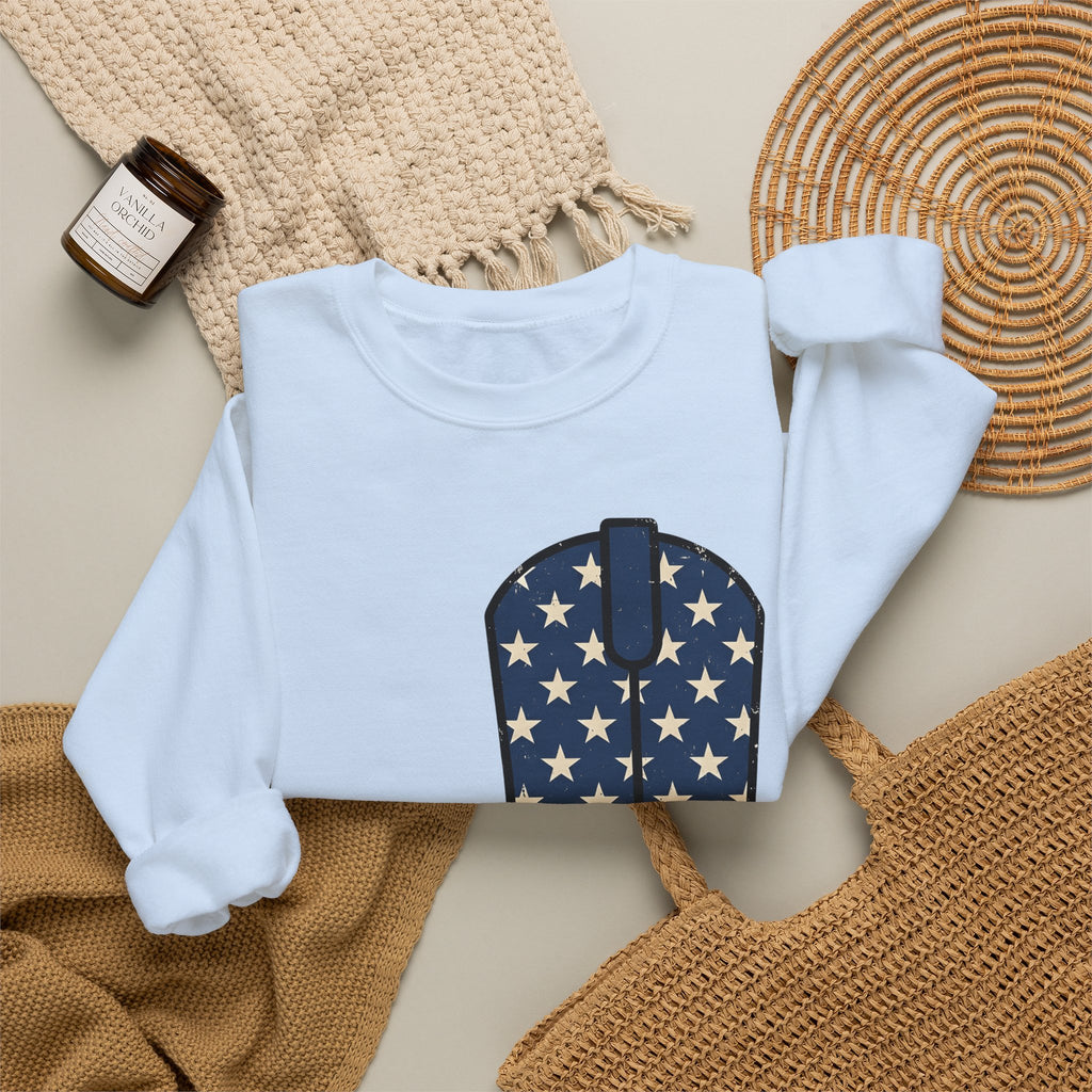 Leather Boot Sweatshirt America Rodeo Gift Women Heritage Sweatshirt Boot Sweatshirt American Fan Boots Sweatshirt Rodeo Graphic Antique Star Symbols Sweatshirt