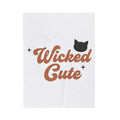 Feline Shape Blanket Halloween Style Gift Women Classic Blanket Cat Blanket Horror Fan Retro Blanket Fashion Graphic Simple Twinkles Blanket