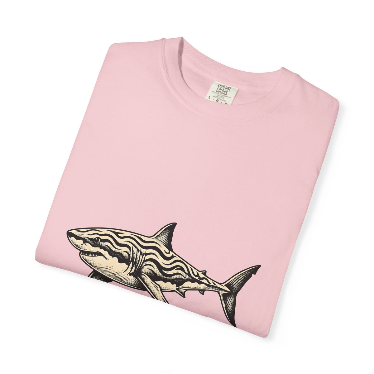 Shark T-Shirt Ocean Creatures Gift Women Geometric T-Shirt Shark T-Shirt Marine Fan Abstract T-Shirt Wildlife Graphic Sketch Bands T-Shirt
