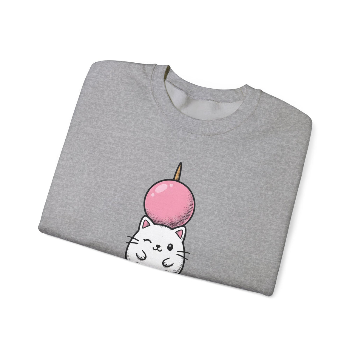 Feline Mochi Cat Snack Gift Adorable Cat Cat Fan Kitty Food Comic Sweet Candy Sweatshirt