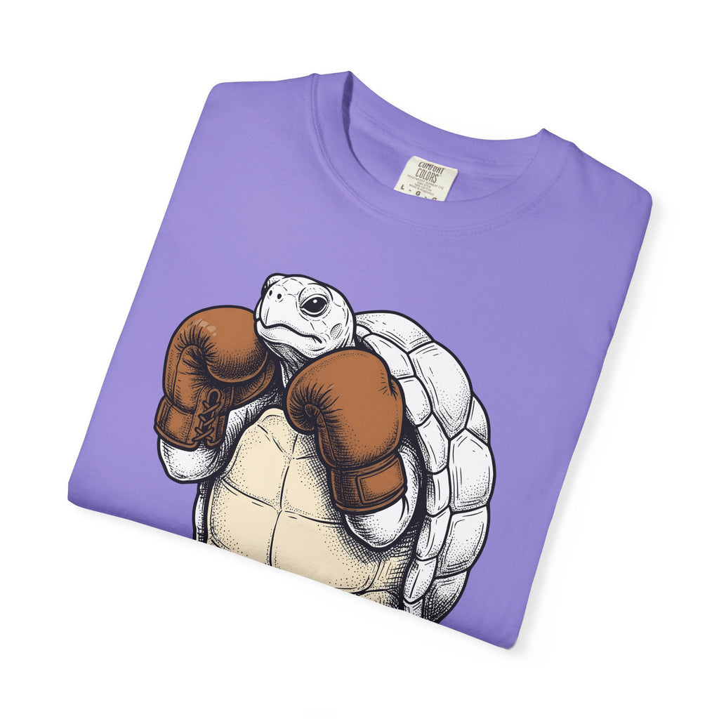 Turtle Punch Gloves T-Shirt Sports Workout Gift Women Line Art T-Shirt Boxing Gloves T-Shirt Athlete Enthusiast Illustration T-Shirt Fitness