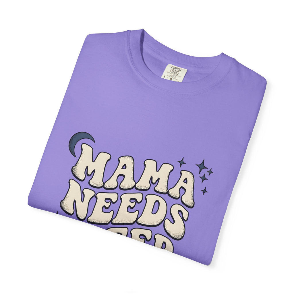 Large Bubble Text T-Shirt Moms Pajamas Gift Women Throwback T-Shirt Bubble Letter T-Shirt Motherhood Fan Retro Style T-Shirt Sleepwear Graphic