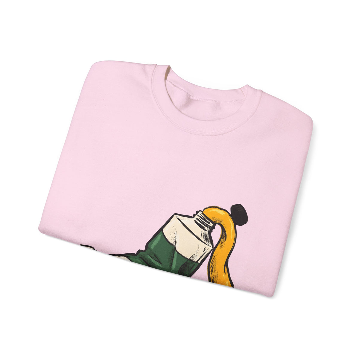Paint Tube Sweatshirt Art Canvas Gift Women Cartoon Sweatshirt Paint Tube Sweatshirt Artist Fan Artistic Sweatshirt Canvas Graphic Line Art Paint Splash Sweatshirt