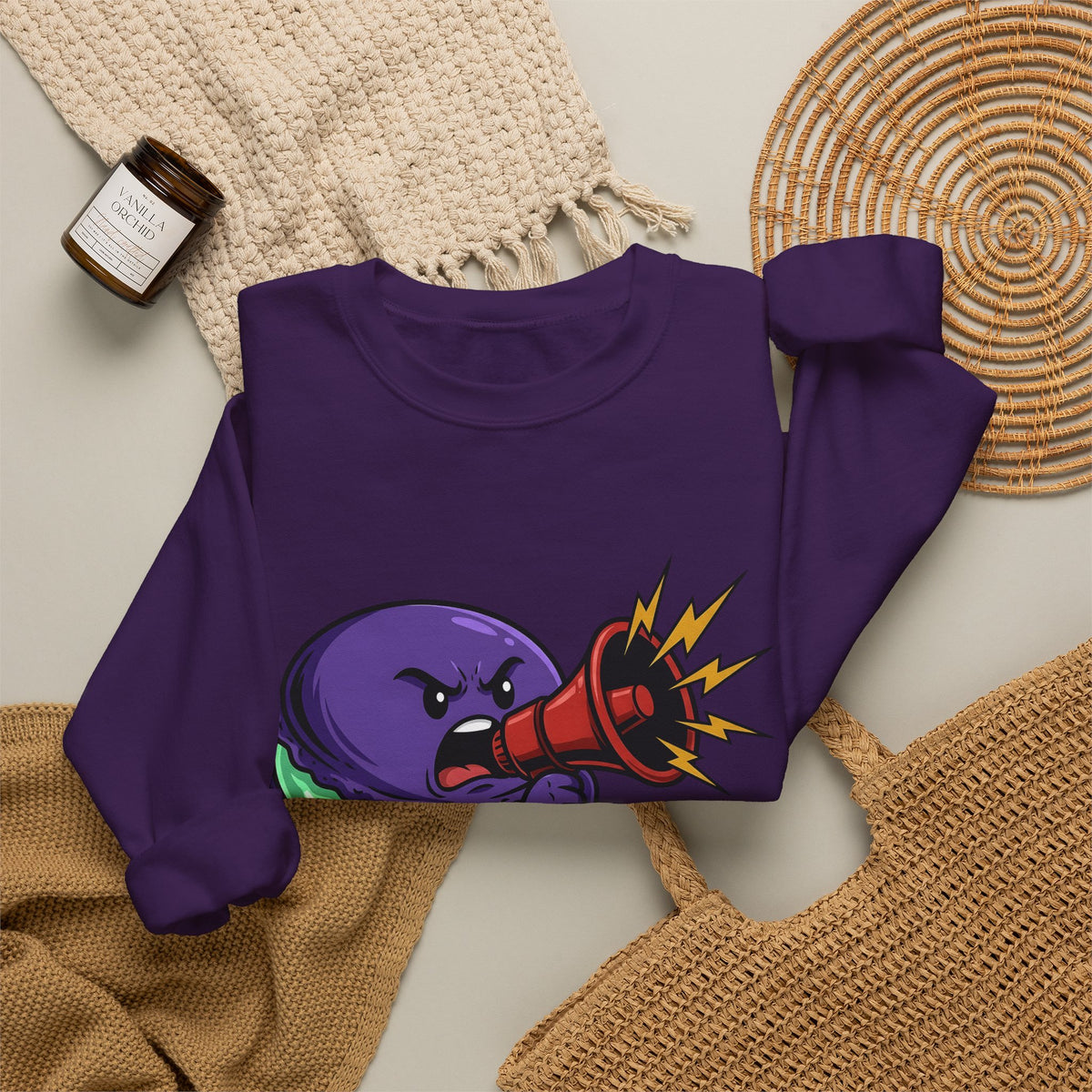 Mad Macaron Sweatshirt Desserts Cuisine Gift Women Comic Sweatshirt Macarons T