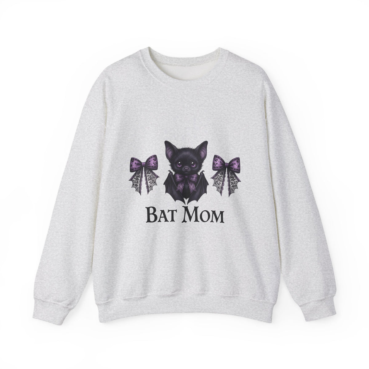Sweet Bat Halloween Occult Gift Anime Vampire Horror Fan Manga Esoteric Hand Drawn Frill Sweatshirt