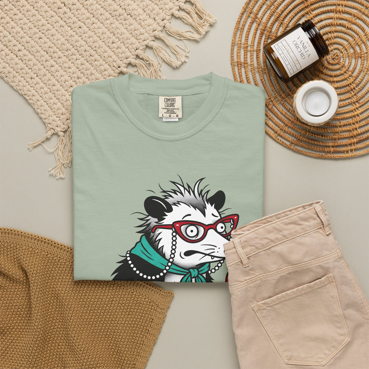 Opossum Possum Wildlife Gift Comic Possum Opossum Fan Opossum Wildlife T-Shirt