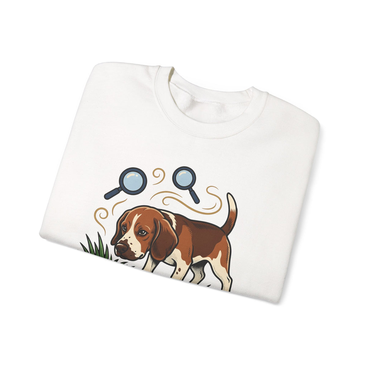 Beagle Pet Sweatshirt Dog Comedy Gift Women Animated Sweatshirt Hound Sweatshirt Dog Fan Cartoon Sweatshirt Humor Graphic Classic Loupe Sweatshirt