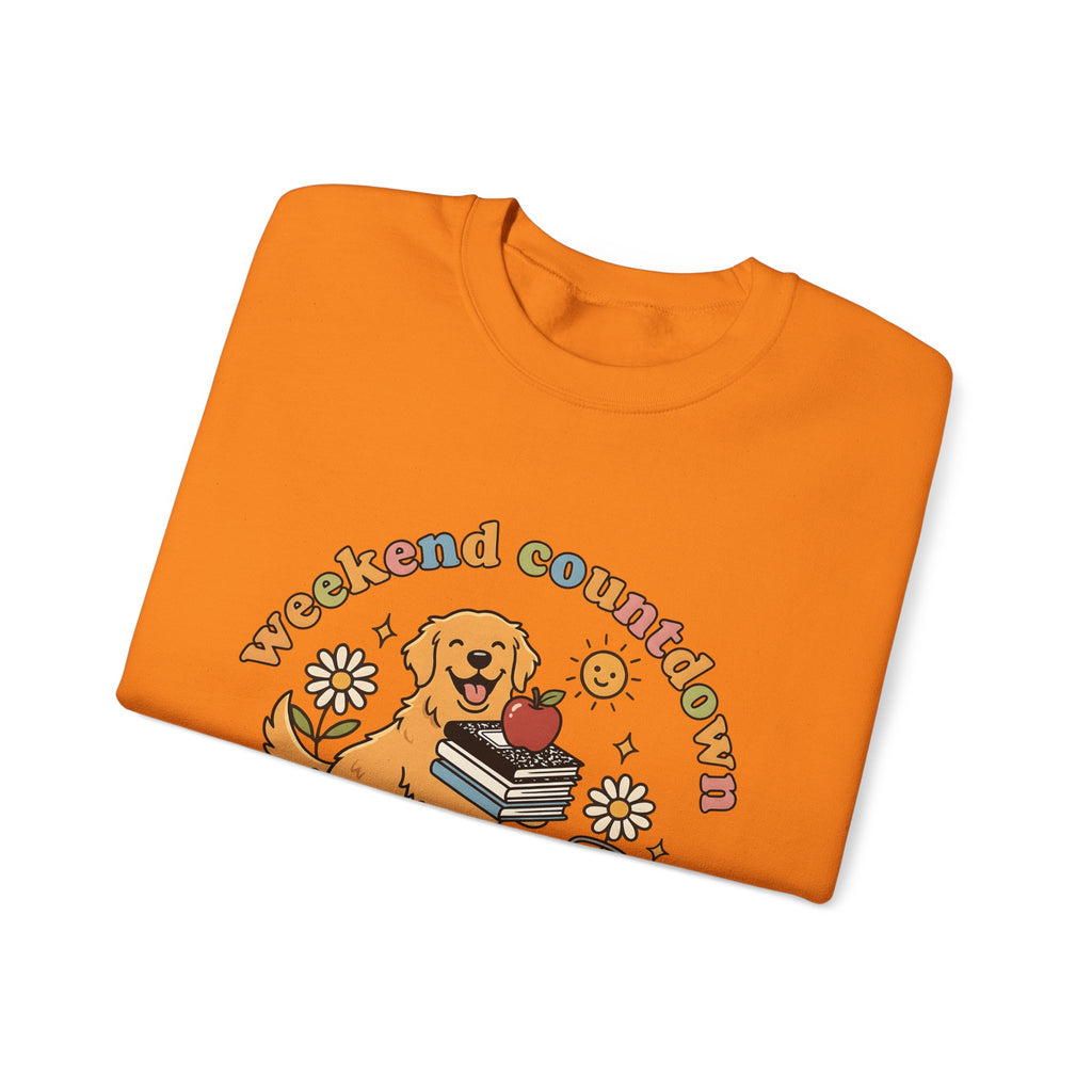Golden Retriever Sweatshirt Teachers Education Gift Women Hand Drawn Sweatshirt Retriever Sweatshirt Educator Enthusiast Teacher Sweatshirt Learning Graphic