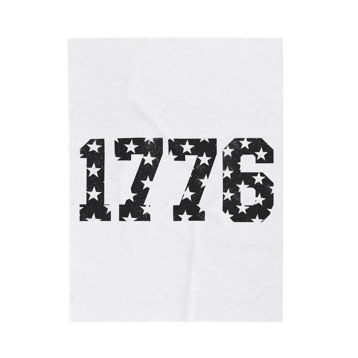 Star Pattern Digits 4Th Of July America Gift Grunge Number 4Th Of July Fan Blanket