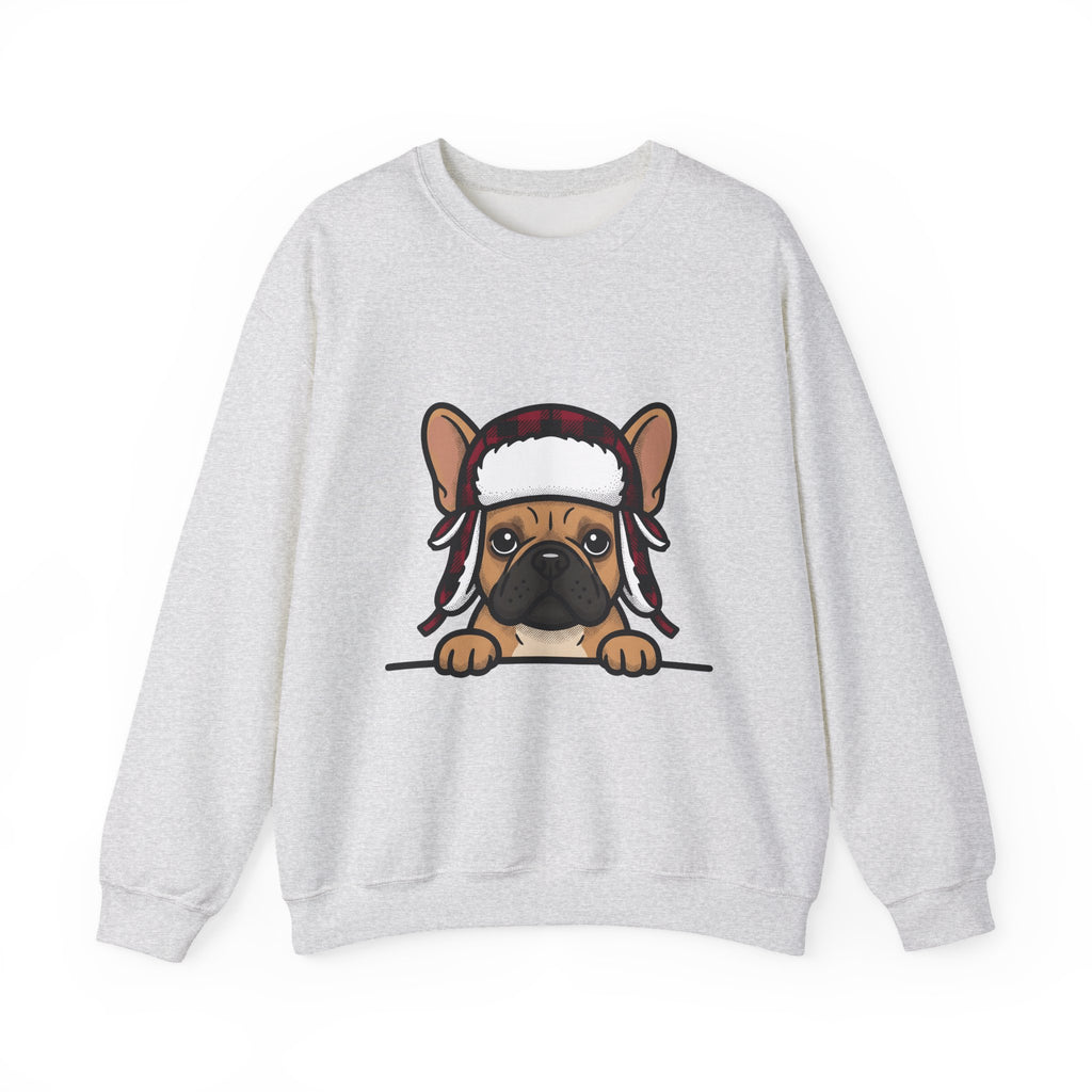 French Bulldog Sweatshirt Dog Dogs Gift Women Line Art Sweatshirt Bulldog Sweatshirt Dog Fan Puppy Graphic Illustration Drawing Sketch Winter Hat Sweatshirt