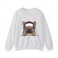 French Bulldog Sweatshirt Dog Dogs Gift Women Line Art Sweatshirt Bulldog Sweatshirt Dog Fan Puppy Graphic Illustration Drawing Sketch Winter Hat Sweatshirt