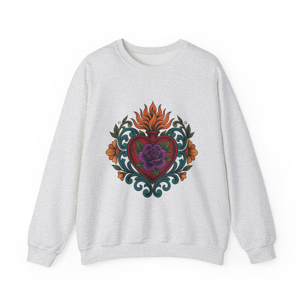 Love Blossom Boho Chic Bloom Gift Ink Flower T Sweatshirt