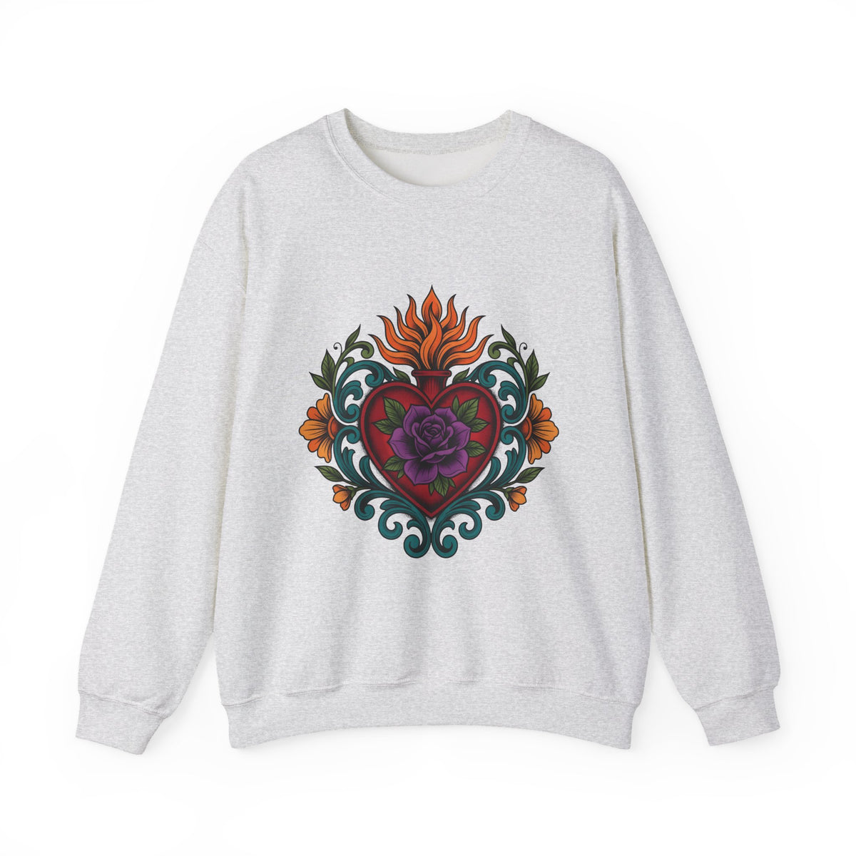 Love Blossom Boho Chic Bloom Gift Ink Flower T Sweatshirt