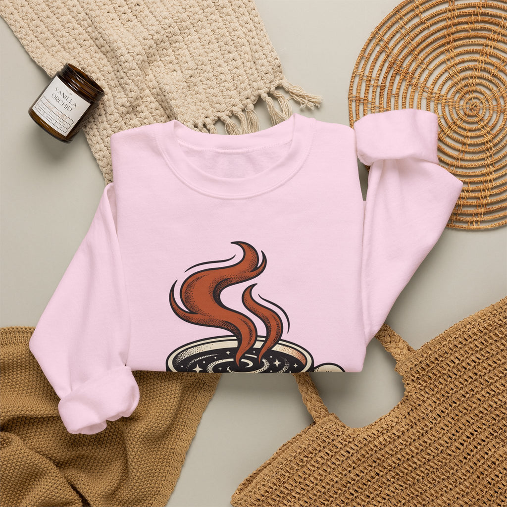 Coffee Sweatshirt Sweatshirt Boho Chic Espresso Gift Women Retro Sweatshirt Sweatshirt Sweatshirt Bohemian Fan Vintage Sweatshirt Coffee Graphic Sketch Sparkles Sweatshirt