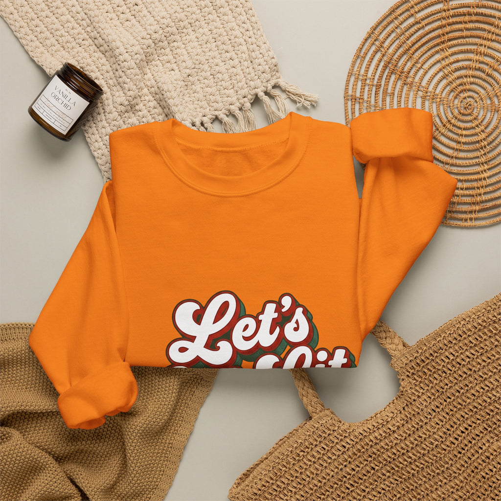 Festive Message Sweatshirt Christmas Fun Gift Women Joyful Sweatshirt Holiday Greeting Sweatshirt Christmas Fan Cheerful Sweatshirt Amusement Graphic Classic