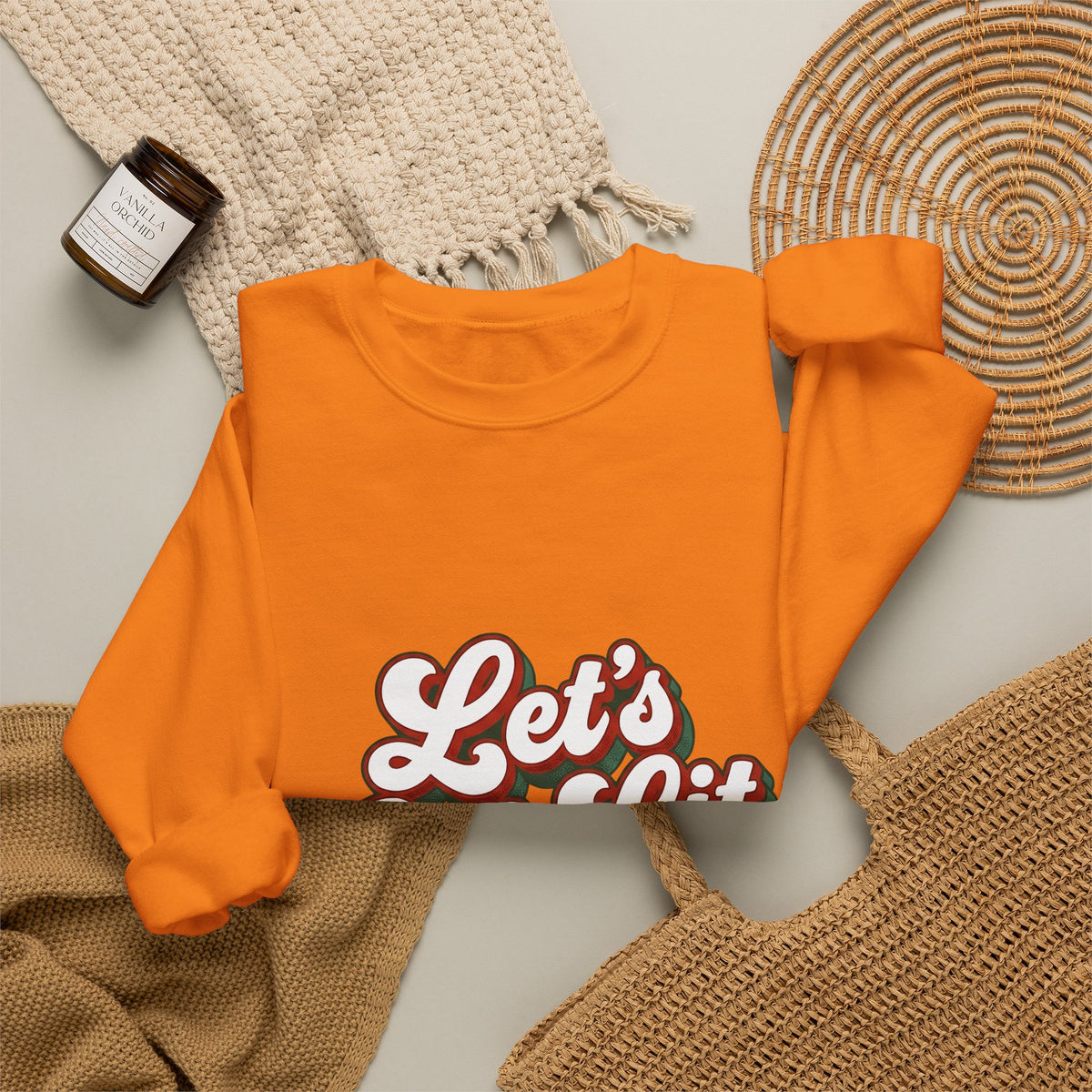 Festive Message Sweatshirt Christmas Fun Gift Women Joyful Sweatshirt Holiday Greeting Sweatshirt Christmas Fan Cheerful Sweatshirt Amusement Graphic Classic