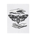 Skeleton Moth Blanket Boho Chic Dark Fashion Gift Women Traditional Tattoo Blanket Moth Blanket Bohemian Fan Sailor Blanket Gothic Graphic Antique