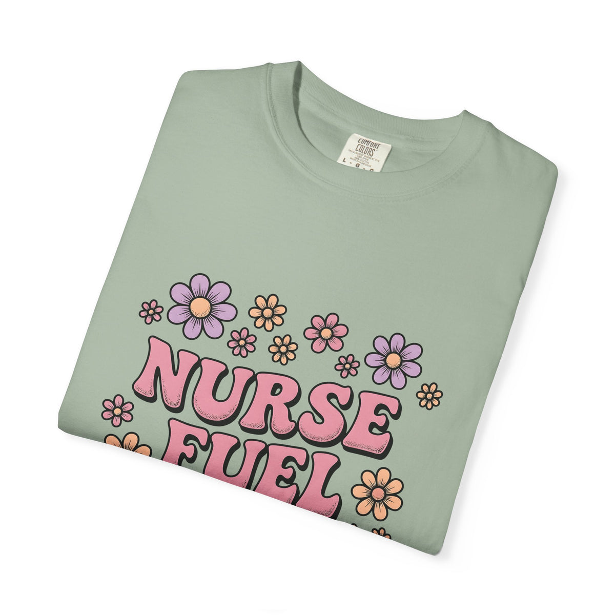 Flower Graphic T-Shirt Nurses Floral Gift Women Groovy T-Shirt Illustration T-Shirt Nurse Enthusiast Psychedelic T-Shirt Botanical Graphic Floral