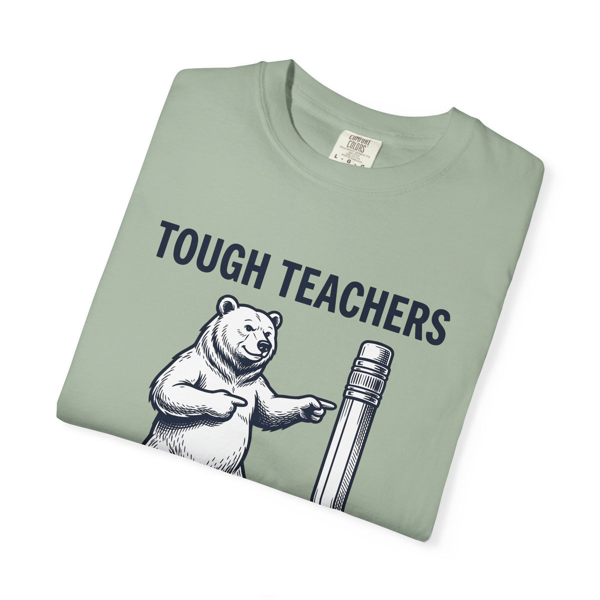 Bear Pen T-Shirt Teachers Wildlife Gift Women Sketch T-Shirt Pen Holder T-Shirt Educator Enthusiast Drawing Illustration Retro Classroom T-Shirt