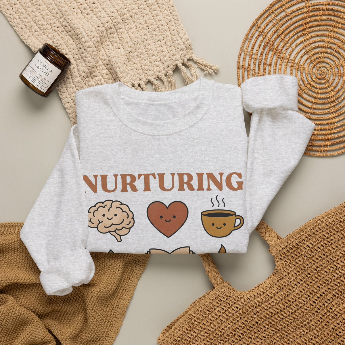Self Love Symbols Sweatshirt Nurses Health Gift Women Sketch Sweatshirt Affirmation Sweatshirt Nurse Practitioner Enthusiast Drawing Sweatshirt Wellness
