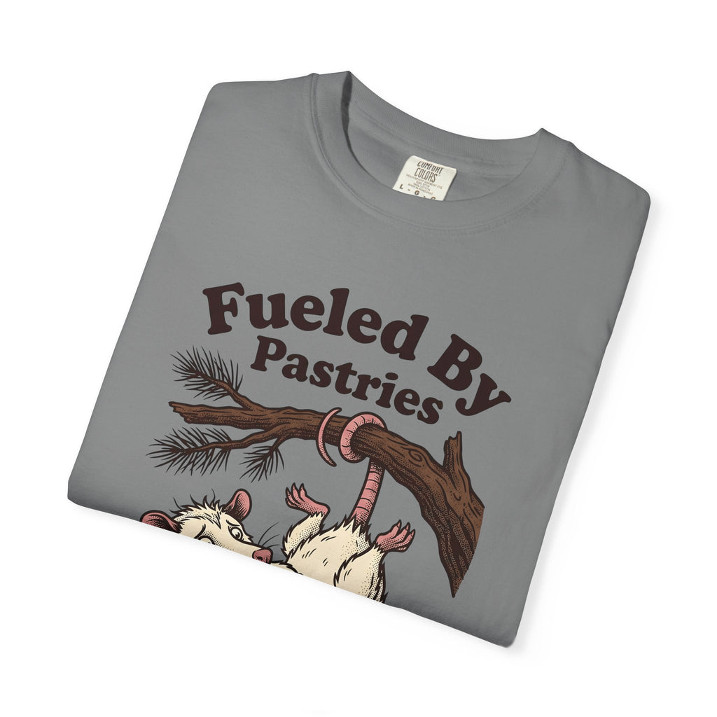 Possum Pastry T-Shirt Desserts Joke Gift Women Animation T-Shirt Pastry T-Shirt Dessert Fan Cartoon T-Shirt Pun Graphic Classic Branch T-Shirt
