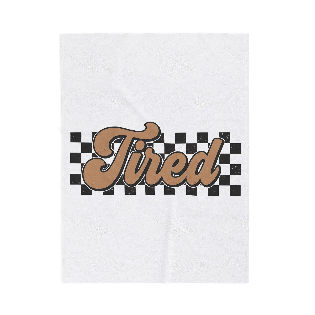 Cursive Font Blanket Mom Comedy Gift Women Nostalgic Blanket Script Blanket Mother Fan Vintage Blanket Humor Graphic Old-Fashioned Check Pattern