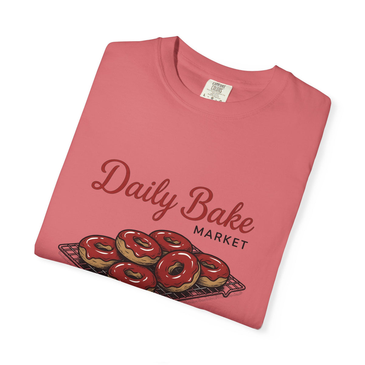 Doughnut Pile Desserts Pastry Gift Retro Donut Sweets Fan Vintage Bakery Sketch Wire Rack T-Shirt