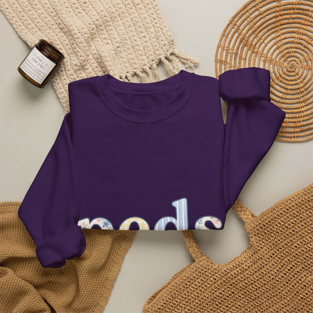 Floral Monogram Sweatshirt Nurses Hospital Gift Women Pale Colors Sweatshirt Initial Sweatshirt Nurse Enthusiast Pastel Sweatshirt Medical Graphic Old School