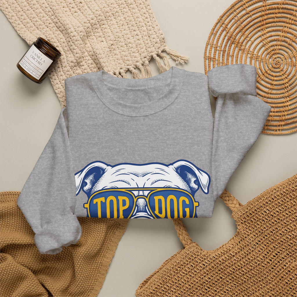 Bulldog Glasses Sweatshirt Funny Pet Gift Women Graphic Sweatshirt Bulldog Sweatshirt Humor Fan Bulldog Design Dog Graphic Classic Aviator Sweatshirt