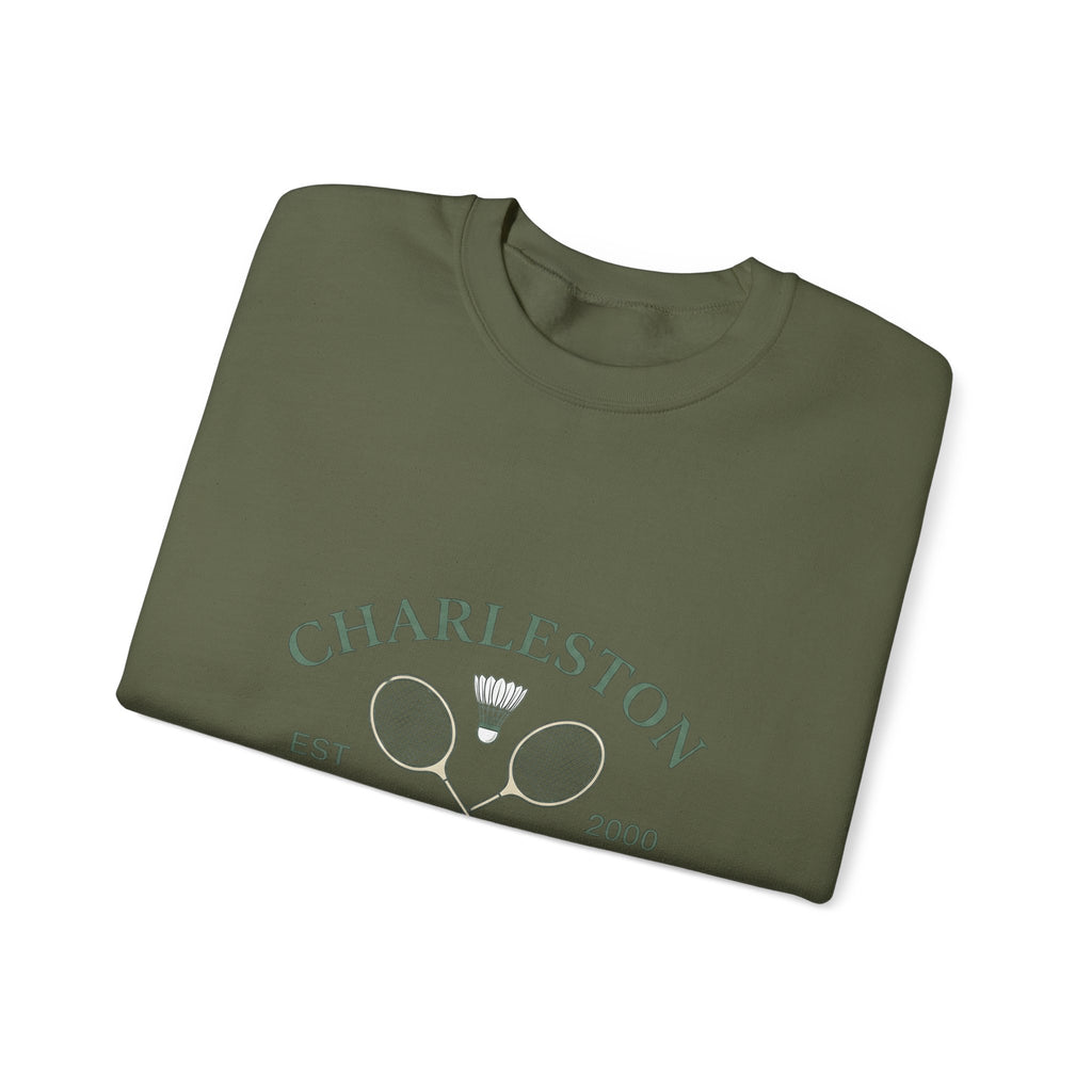Badminton Racquets Badminton Group Gift Sketch Rackets Badminton Enthusiast Drawing Team Basic Birdie Sweatshirt