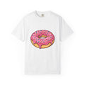 Donut Image T-Shirt Desserts Cuisine Gift Women Comic T-Shirt Doughnut T-Shirt Pastry Fan Cartoon T-Shirt Food Graphic Modern Nonpareils T-Shirt