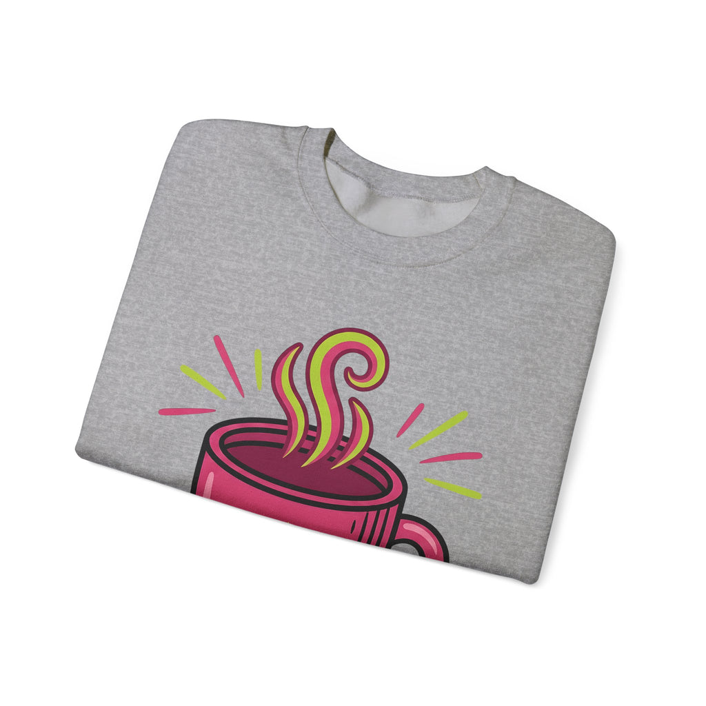 Coffee Cup Sweatshirt Coffee Brunch Gift Women Vintage Sweatshirt Sweatshirt Sweatshirt Coffee Fan Coffee Cup Sweatshirt Breakfast Graphic Comic Star Shape Sweatshirt