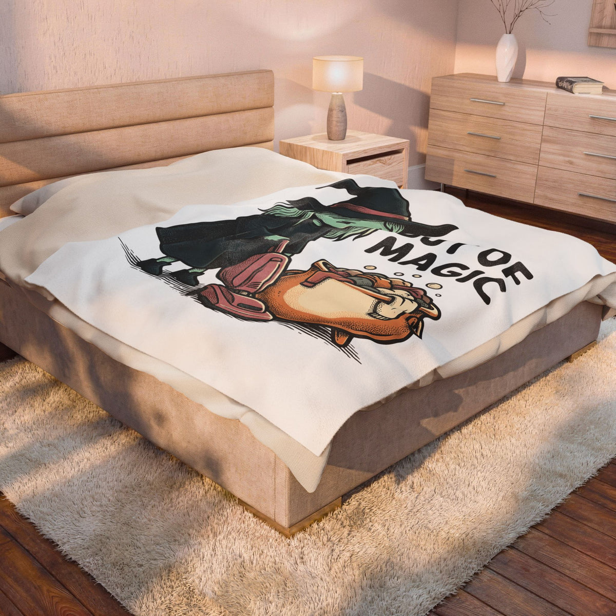 Magic Vacuum Blanket Halloween Joke Gift Women Hand Drawn Blanket Suction Machine Blanket Horror Fan Hand Drawn Blanket Prank Graphic Distressed