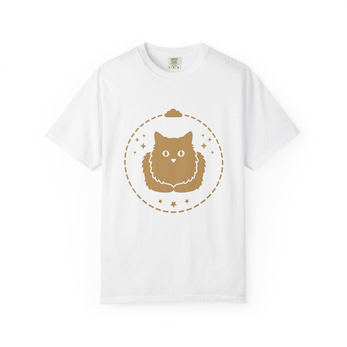 Soft Cat Cat Pet Gift Simple Kitten Cat Fan Minimalist Animal Contemporary Sparkles T-Shirt