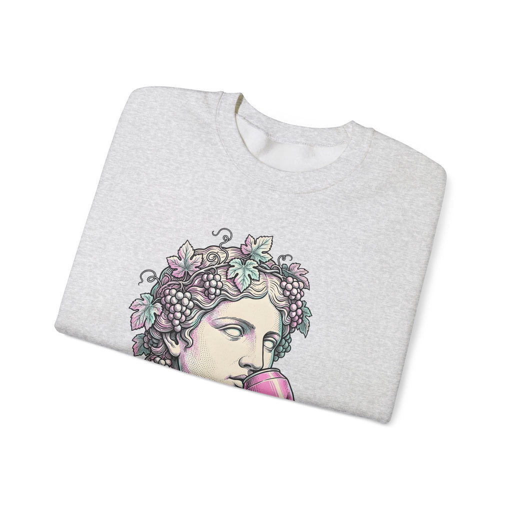 Classical Statue Sweatshirt Greek Art Trend Gift Women Cartoon Sweatshirt Sculpture Sweatshirt Art Fan Comic Sweatshirt Fashion Graphic Hand Drawn Beverage Can