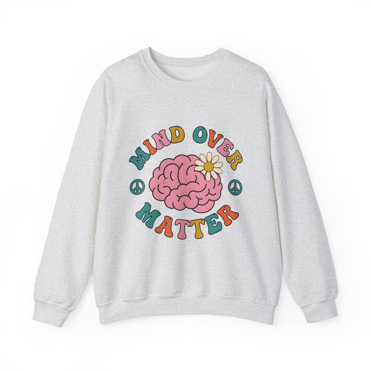 Brain Flower Sweatshirt Teacher Mental Health Gift Women Groovy Sweatshirt Mind Bloom Sweatshirt Educator Enthusiast Psychedelic Sweatshirt Wellness Graphic