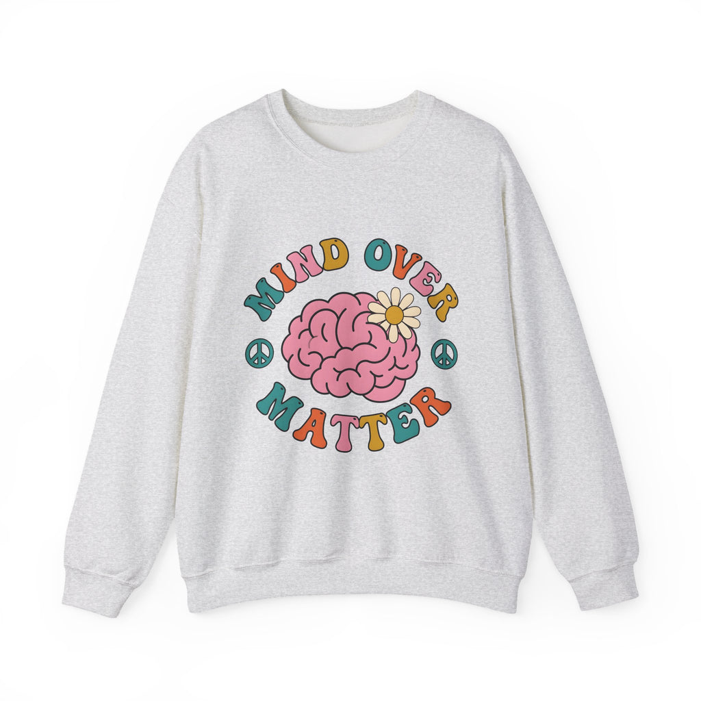 Brain Flower Sweatshirt Teacher Mental Health Gift Women Groovy Sweatshirt Mind Bloom Sweatshirt Educator Enthusiast Psychedelic Sweatshirt Wellness Graphic